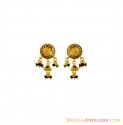 Fancy Black Enamel Paint Earrings - Click here to buy online - 417 only..