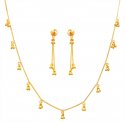 22kt Gold Necklace Set  - Click here to buy online - 1,543 only..