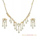 Click here to View - Diamond Necklace Set (18 K Gold) 