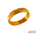 22K Gold Band - Click here to buy online - 1,078 only..