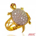22k Gold Turtle Ladies Ring - Click here to buy online - 569 only..