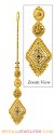 Click here to View - 22Kt Gold Indian Meenakari Tikka 