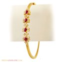 Click here to View - 22k Ruby,CZ Stones Kada 