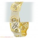 Click here to View - 22K CZ Stones Two Tone Bangle(1 Pc) 