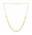 22K Gold Two Tone Chain - Click here to buy online - 1,489 only..