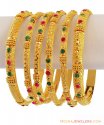 Click here to View - Traditional Indian Bangles Set 22k 