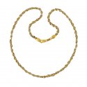 18k Fancy Two Tone Chain - Click here to buy online - 871 only..
