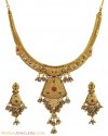 Click here to View - Indian Necklace Set (22K Gold) 