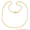 22k Designer Gold Chain(16 Inches) - Click here to buy online - 409 only..