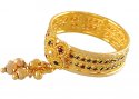 22Kt Gold band with Dangling - Click here to buy online - 306 only..