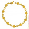 Flower Shaped Gold Bracelet - Click here to buy online - 515 only..