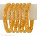 Gold Bridal Bangles Set