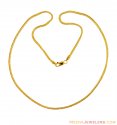 Foxtail Chain (18 inches) 22K Gold 