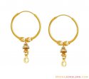 Click here to View - 22k Two Tone Bali With Hangings 