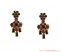 Click here to View - Gold Ruby and Sapphire Earring 