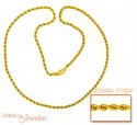 22 Kt Gold Rope Chain - Click here to buy online - 309 only..