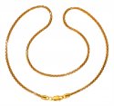 22k  Gold Two Tone Chain - Click here to buy online - 821 only..