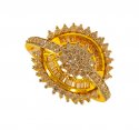 22k Gold CZ Ring - Click here to buy online - 627 only..