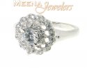 Click here to View - 18 Kt White Gold Ladies Ring 