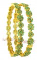 Click here to View - 22Kt Gold Emerald Bangles 