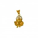 Ganesha Pendant (22K) - Click here to buy online - 458 only..