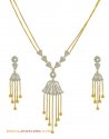 Click here to View - 22k Designer Stone Necklace Set 