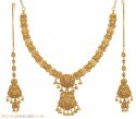 Click here to View - 22K Polki Stones Antique Set 