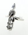 Click here to View - 18 Kt White Gold Ladies Rings 