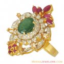Click here to View - 22k Precious Stones Ladies Ring 
