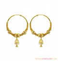 Click here to View - 22k Yellow Gold Bali ( Earrings) 
