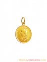 Click here to View - 22K Gold Medium Guinea Pendant 