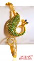 22k Signity Peacock Bangle - Click here to buy online - 1,577 only..