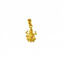 22k Gold Laxmi Pendant - Click here to buy online - 195 only..