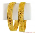 22k Meenakari Kadas(2 Pcs) - Click here to buy online - 3,029 only..