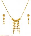 22K Gold Designer Polki Set - Click here to buy online - 1,470 only..