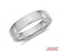 White Gold Wedding Band - Click here to buy online - 465 only..