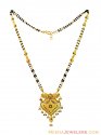 22k Designer Meena Mangalsutra - Click here to buy online - 1,696 only..