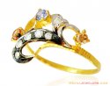 Colored Stones Gold Ring 22k  - Click here to buy online - 273 only..