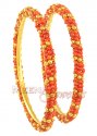 Click here to View - 22kt Bangles Coral  