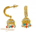 22Kt Gold Fancy Earrings - Click here to buy online - 355 only..