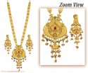 22K Gold Indian Patta Set - Click here to buy online - 7,666 only..