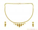 Click here to View - 22K Gold Fancy Necklace Set  