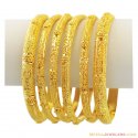 Click here to View - 22k Bangles Set(Set of 6) 