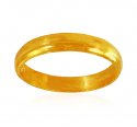 22Kt Yellow Gold Plain Band  - Click here to buy online - 355 only..