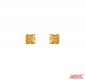 22 Kt Gold CZ Earrings - Click here to buy online - 190 only..