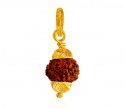 22k Gold Rudraksha Pendant - Click here to buy online - 458 only..
