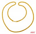 22kt Gold Rope Chain  - Click here to buy online - 1,191 only..