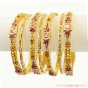 Click here to View - 22k Antique Stone 2 Tone Set (7 Pc) 