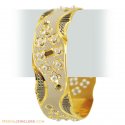 Click here to View - 22k Stones Laser Bangle (1 Pc) 