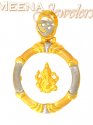 22Kt Gold Ganesh Pendant - Click here to buy online - 905 only..